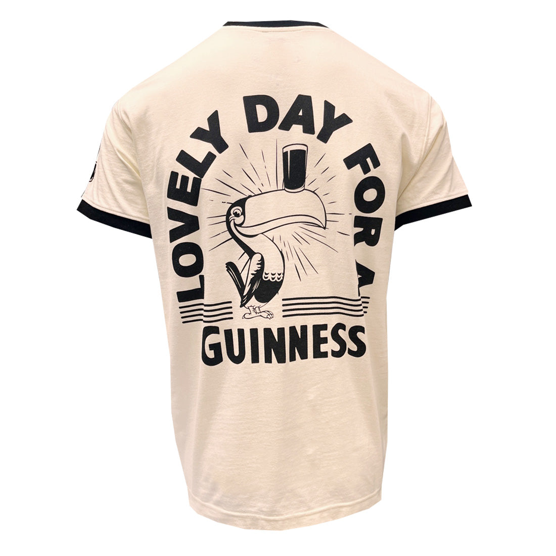 Guinness Cream & Black Toucan Lovely Day T-Shirt
