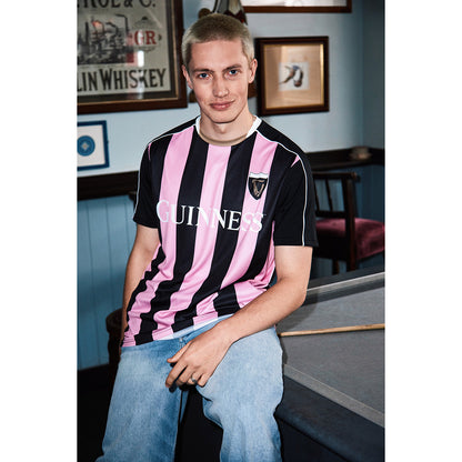 Guinness Pink & Black Striped Performance Top
