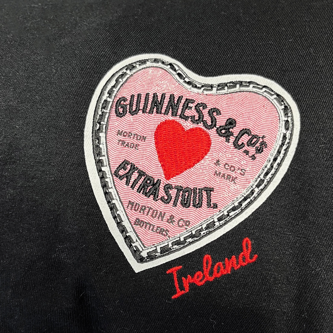Guinness Black Heart Ladies T-Shirt 