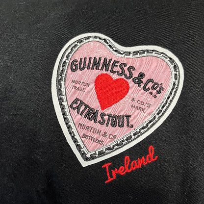Guinness Black Heart Ladies T-Shirt