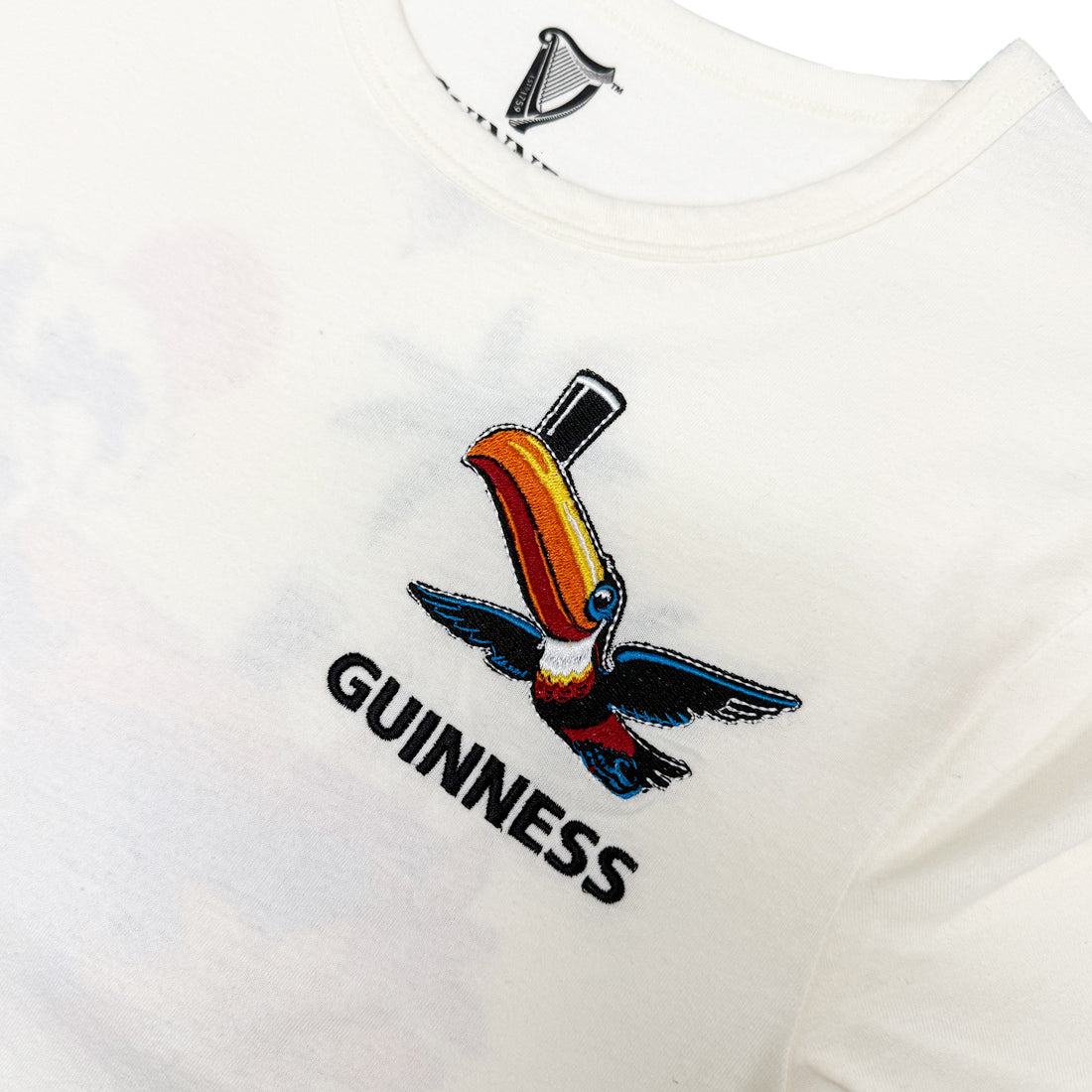 Guinness Cream Toucan Lovely Day Cropped T-Shirt