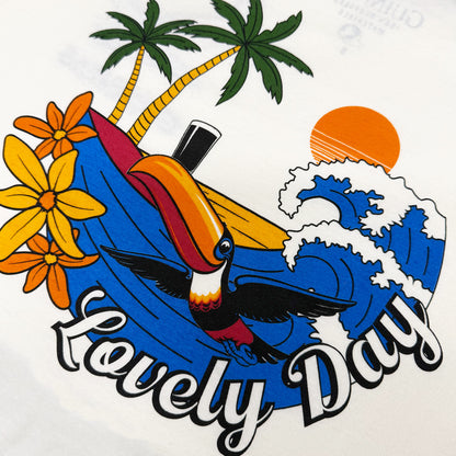 Guinness Cream Toucan Lovely Day Cropped T-Shirt