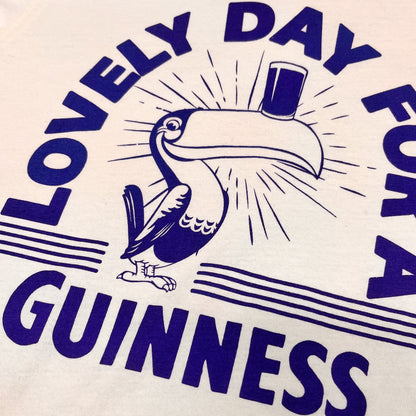 Guinness Cream & Blue Toucan Lovely Day Cropped T-Shirt