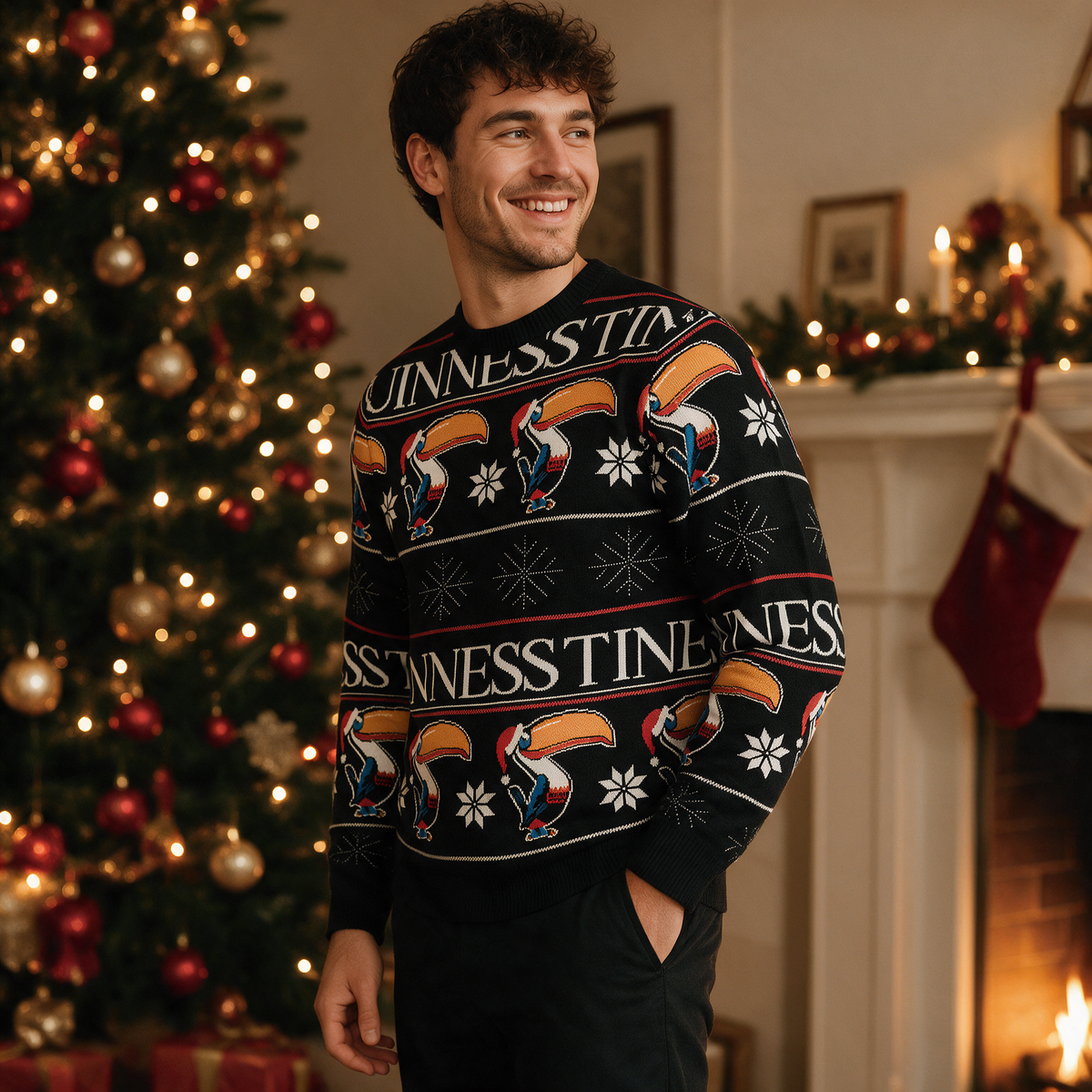 Guinness Toucan Christmas Jumper