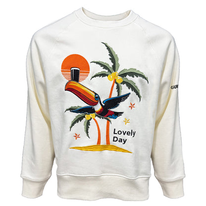 Guinness Cream Hawaiian Toucan Lovely Day Sweatshirt