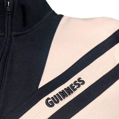 Guinness Cream & Black Smiley Pint 1/4 Zip Top