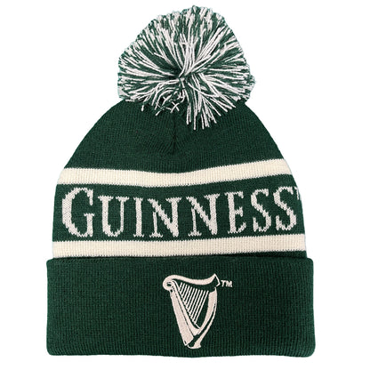 Guinness Harp Forest Green Knit Hat