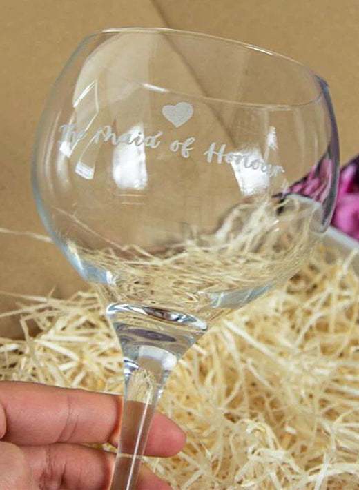 Personalised Gin Glass With Engraving & Gift Box