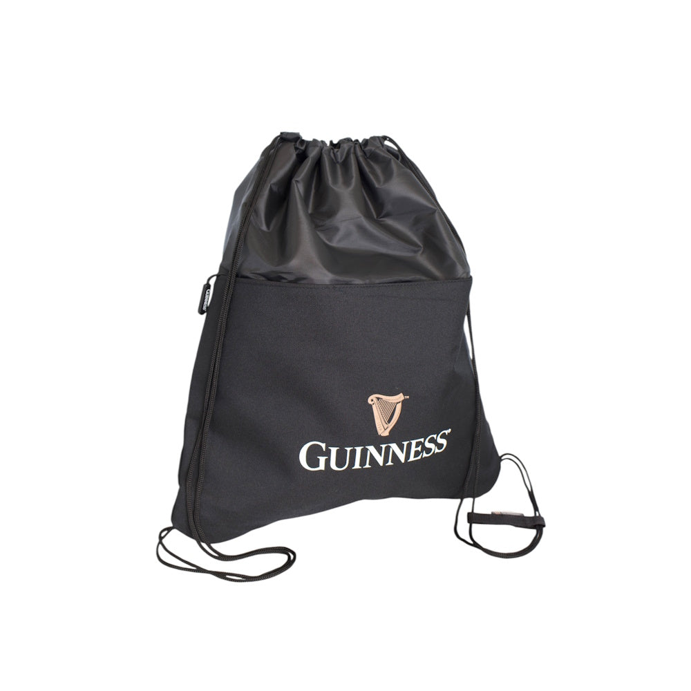 Guinness Black Drawstring Bag 