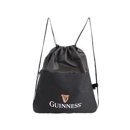 Guinness Black Drawstring Bag