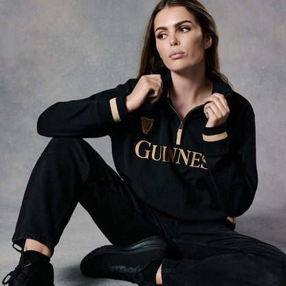 Guinness Black and Gold Premier League 1/4 Zip Top