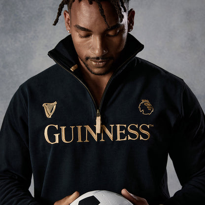 Guinness Black and Gold Premier League 1/4 Zip Top