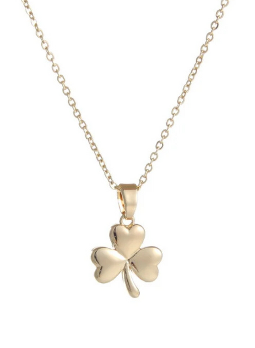 Grá Collection Gold Plated Shamrock Necklace