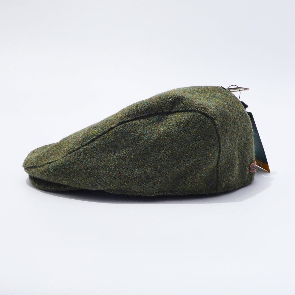 Traditional Moss Green Tweed Cap 