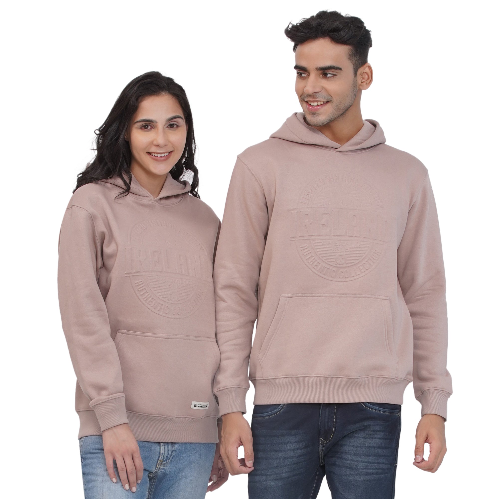 Unisex Ireland Limited Vintage Embossed Mushroom Hoodie