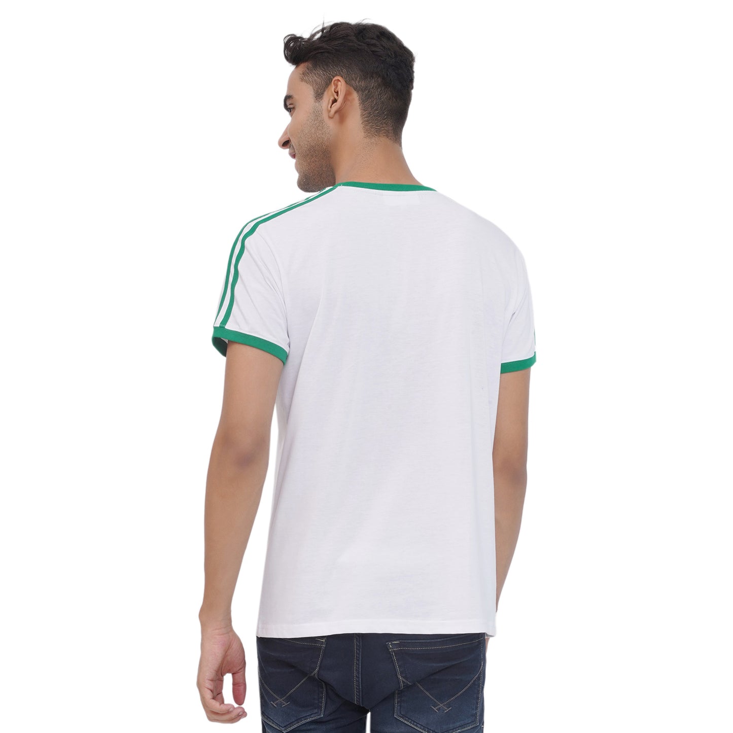 Unisex Limited Edition Ringer-Style White T-Shirt