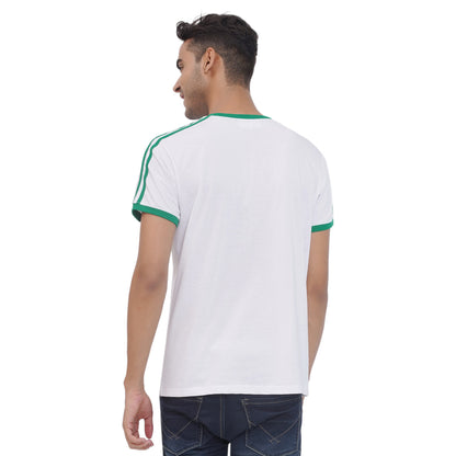 Unisex Limited Edition Ringer-Style White T-Shirt
