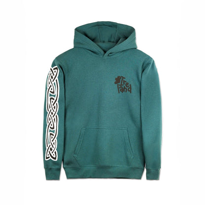 Unisex Ireland Map Teal Hoodie