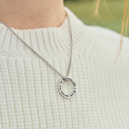 There's No Place Like Home Silver Necklace