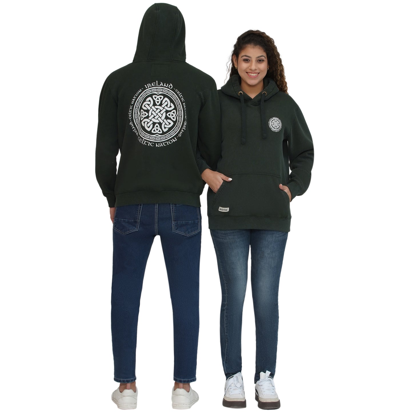 Unisex Ireland Celtic Nation Green Hoodie