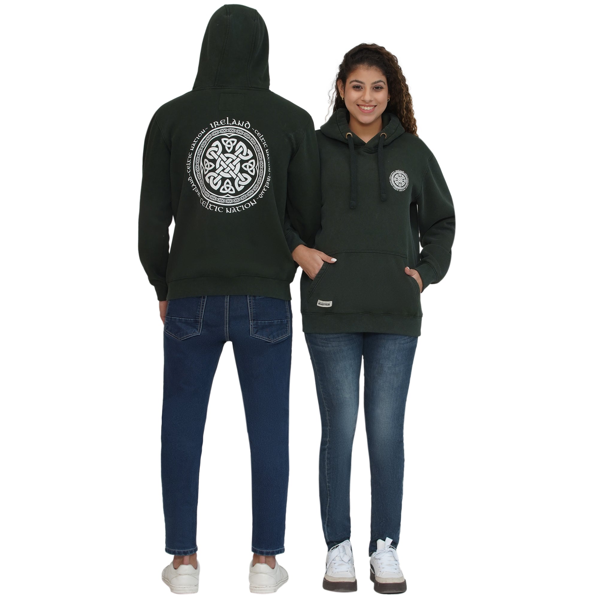Unisex Ireland Celtic Nation Green Hoodie 