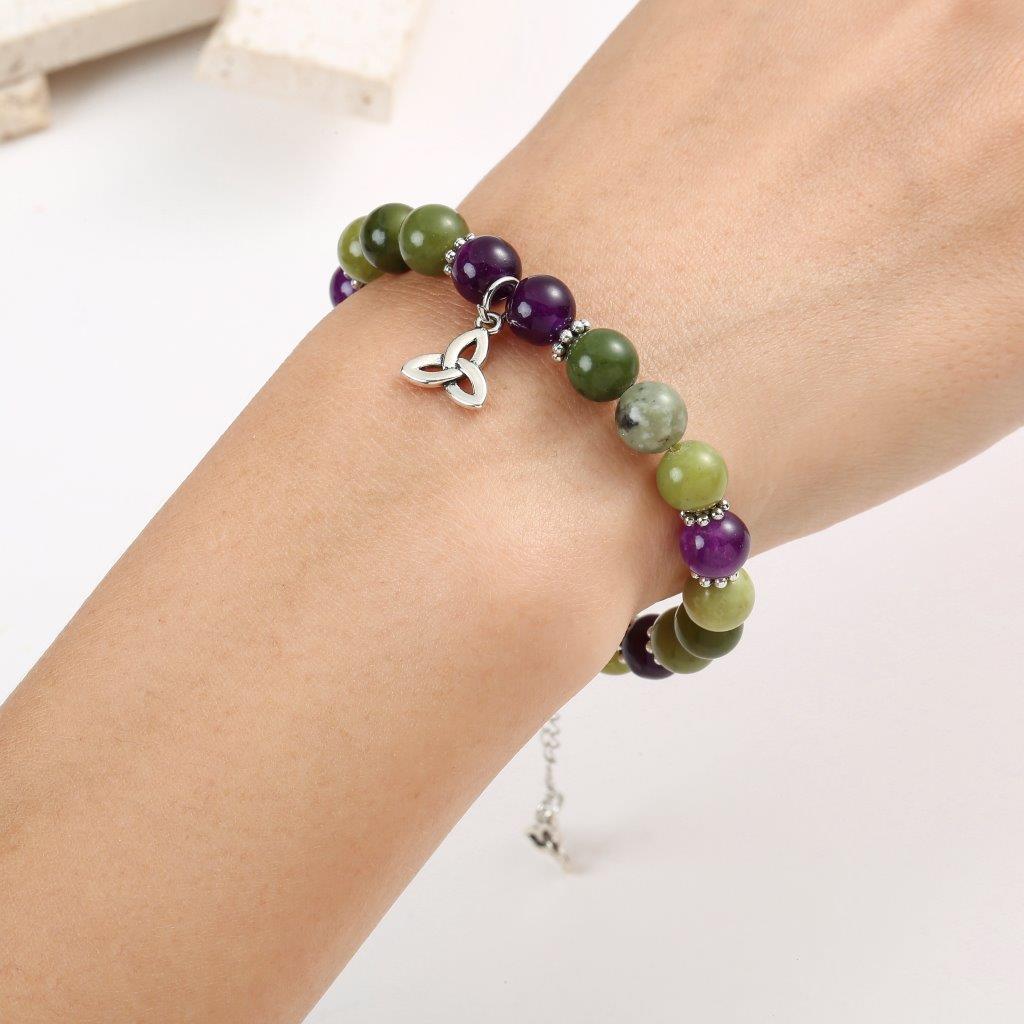Green Marble Trinity Bracelet 