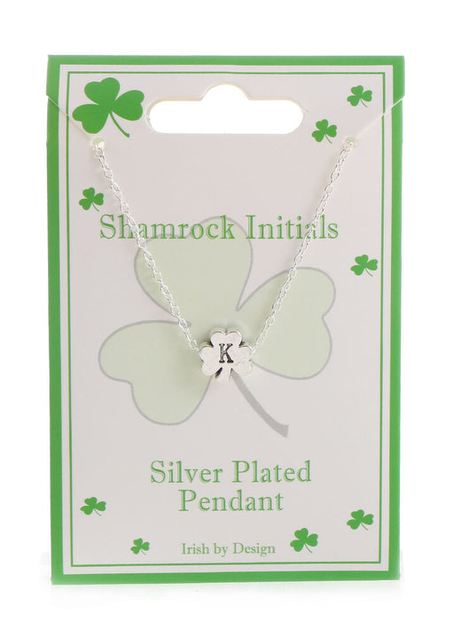 Shamrock Initial Necklace