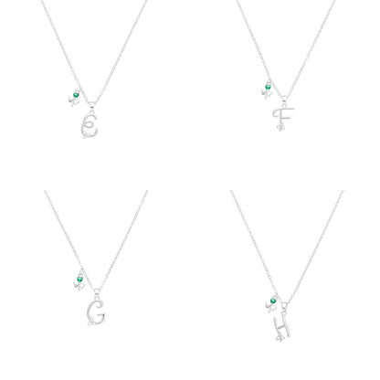 Grá Collection Silver Plated Initial Necklace