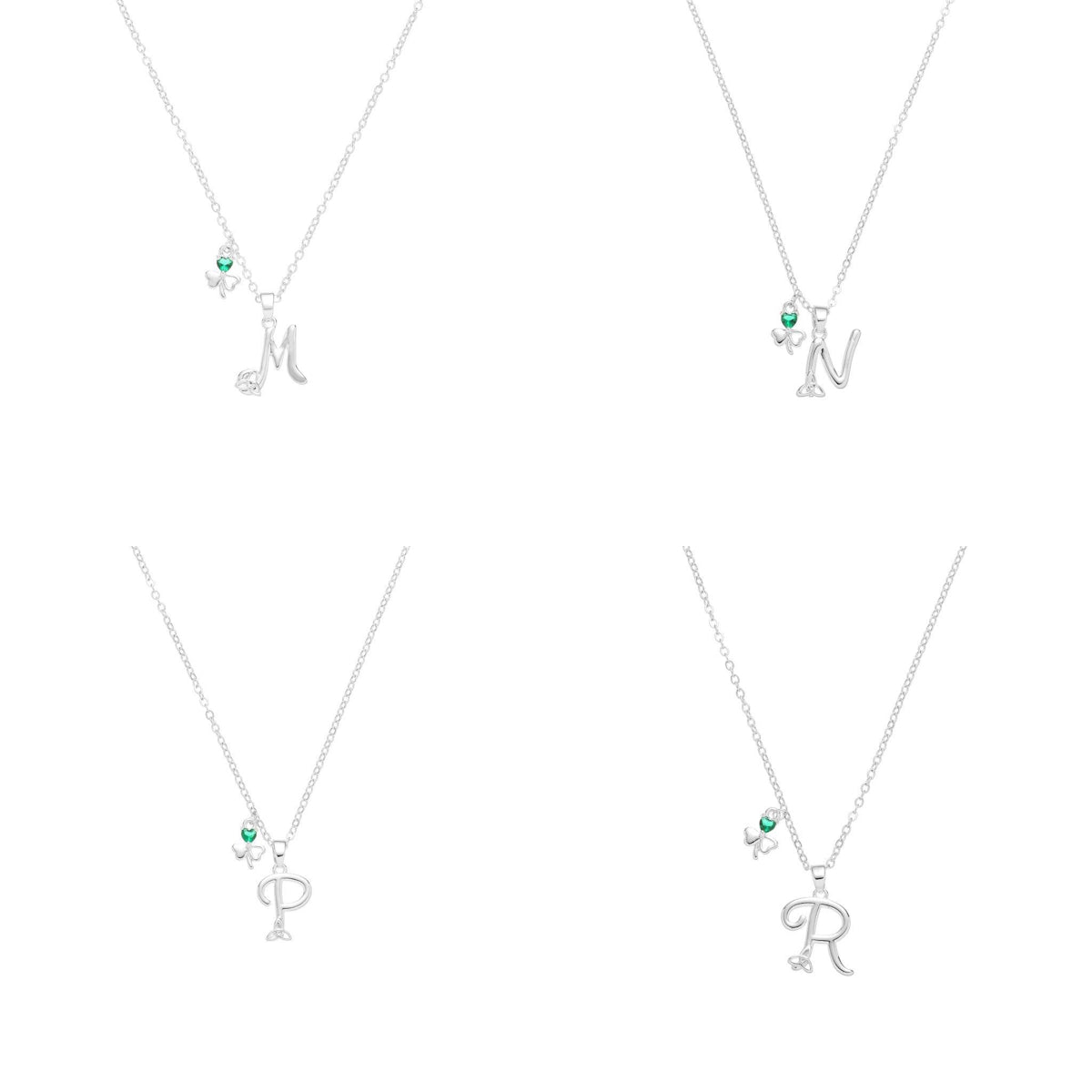 Grá Collection Silver Plated Initial Necklace