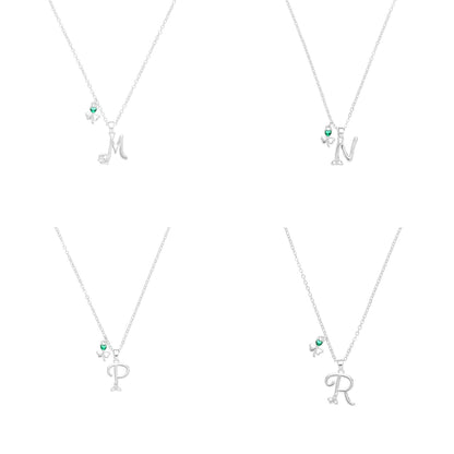 Grá Collection Silver Plated Initial Necklace