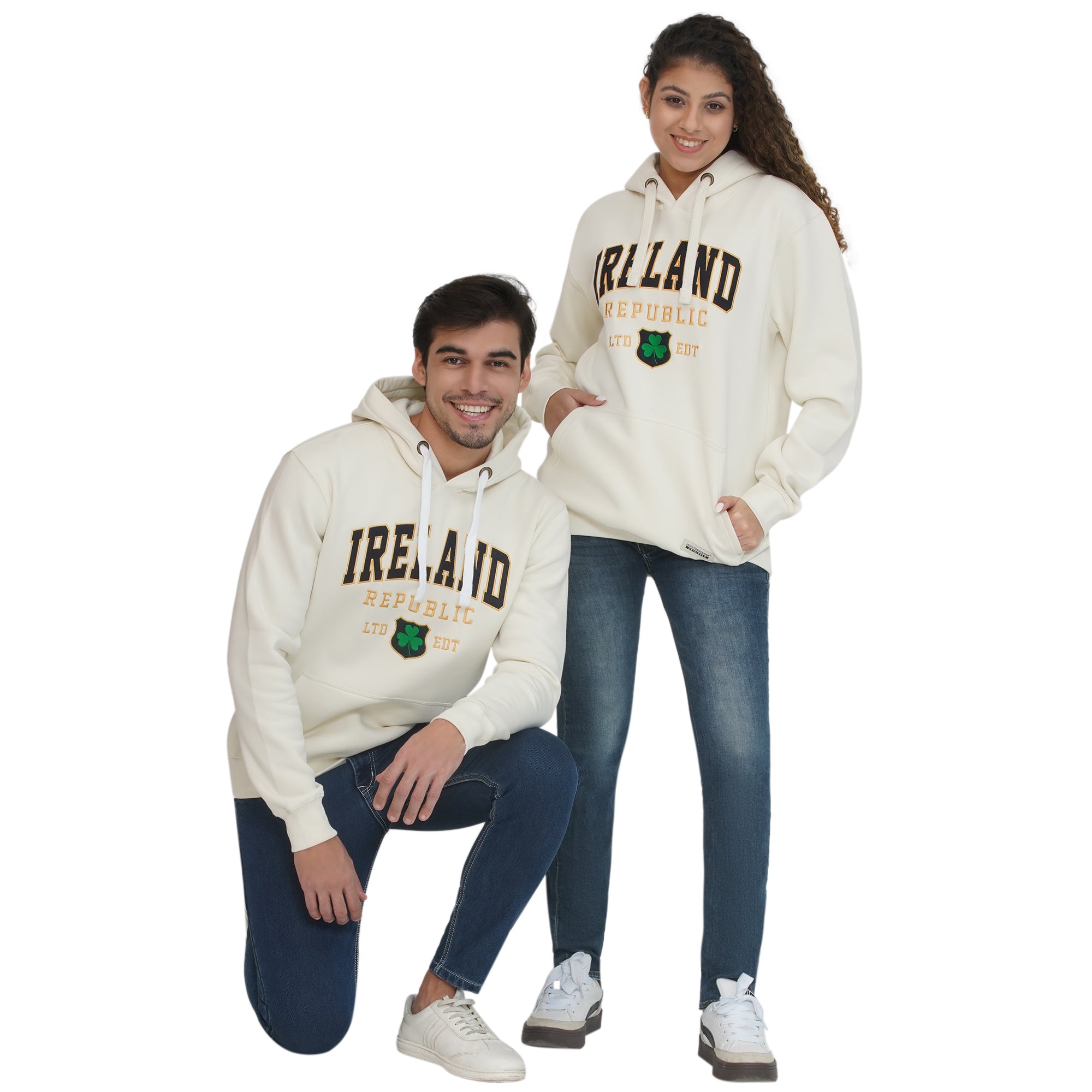 Unisex Ireland Republic Limited Edition Latte Hoodie