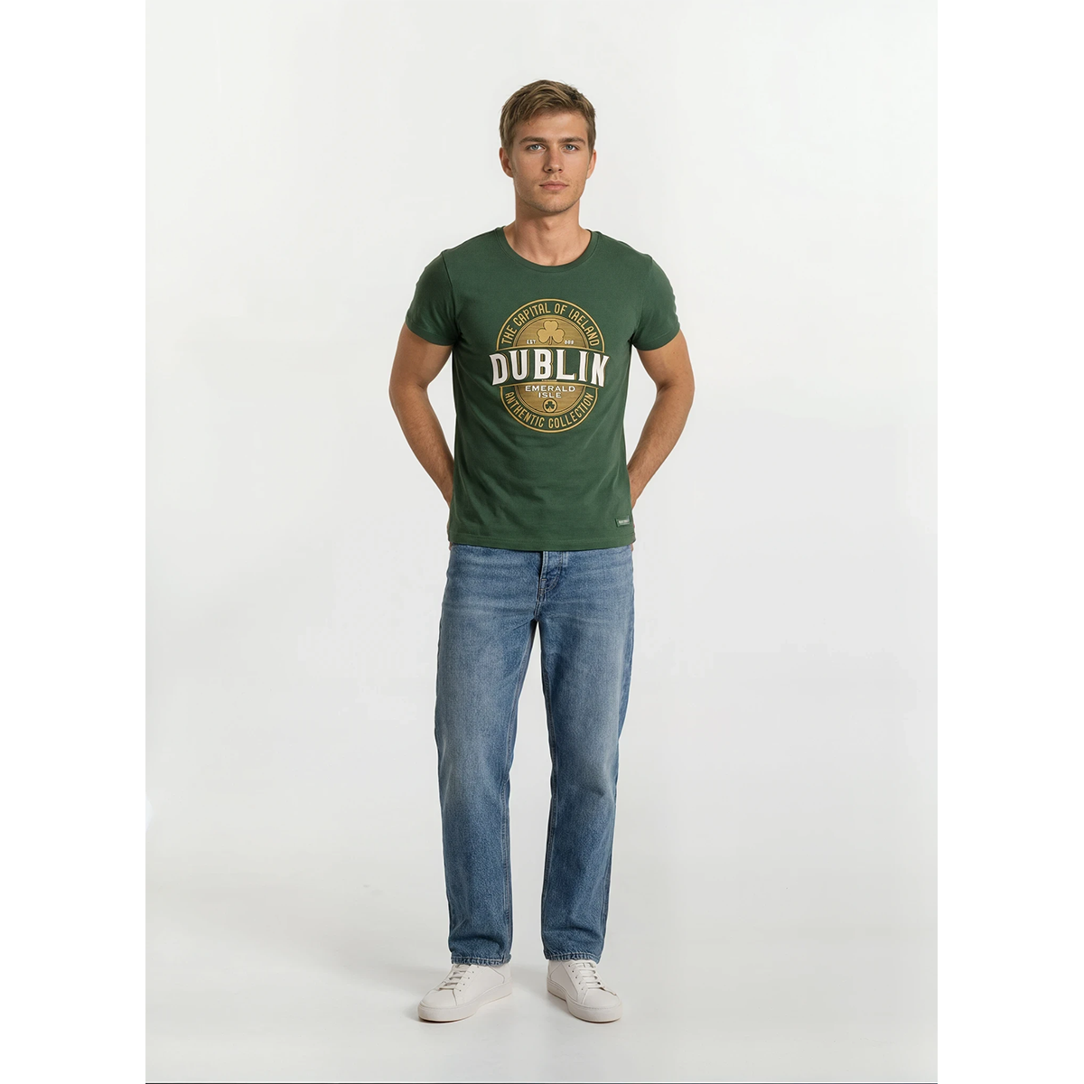 Capital Dublin Forest Green Unisex T-Shirt 