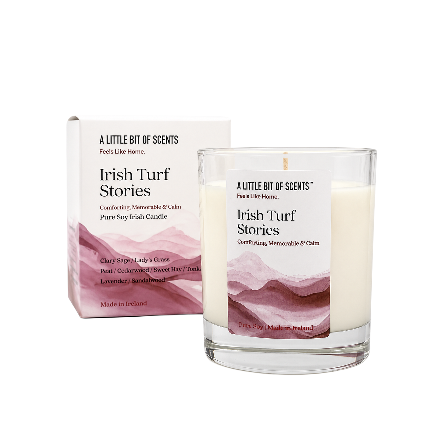 Irish Turf Stories Candle