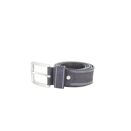 Guinness Leather Black & White Belt