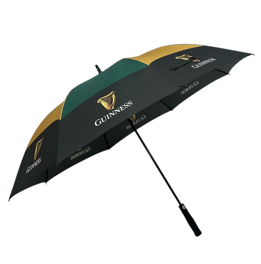 Guinness Yellow And Green Golf Umbrella