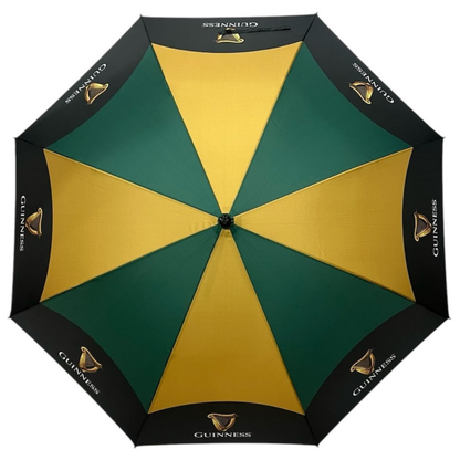 Guinness Yellow And Green Golf Umbrella