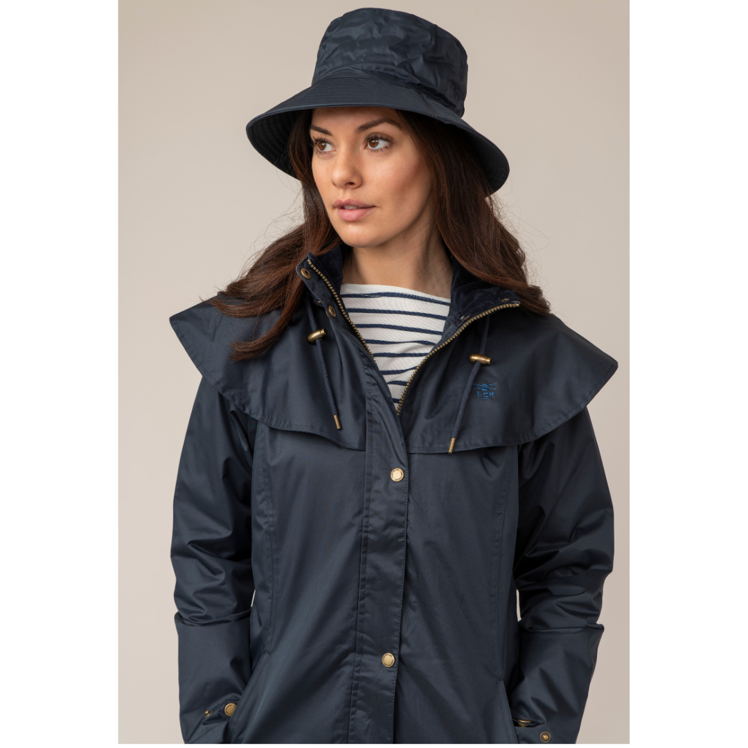 Ladies Storm Waterproof Black Bucket Hat