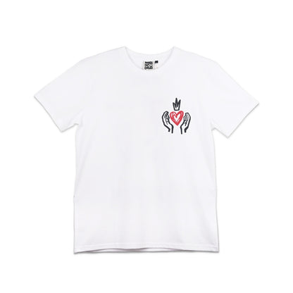 Unisex Love, Loyalty and Friendship White T-Shirt