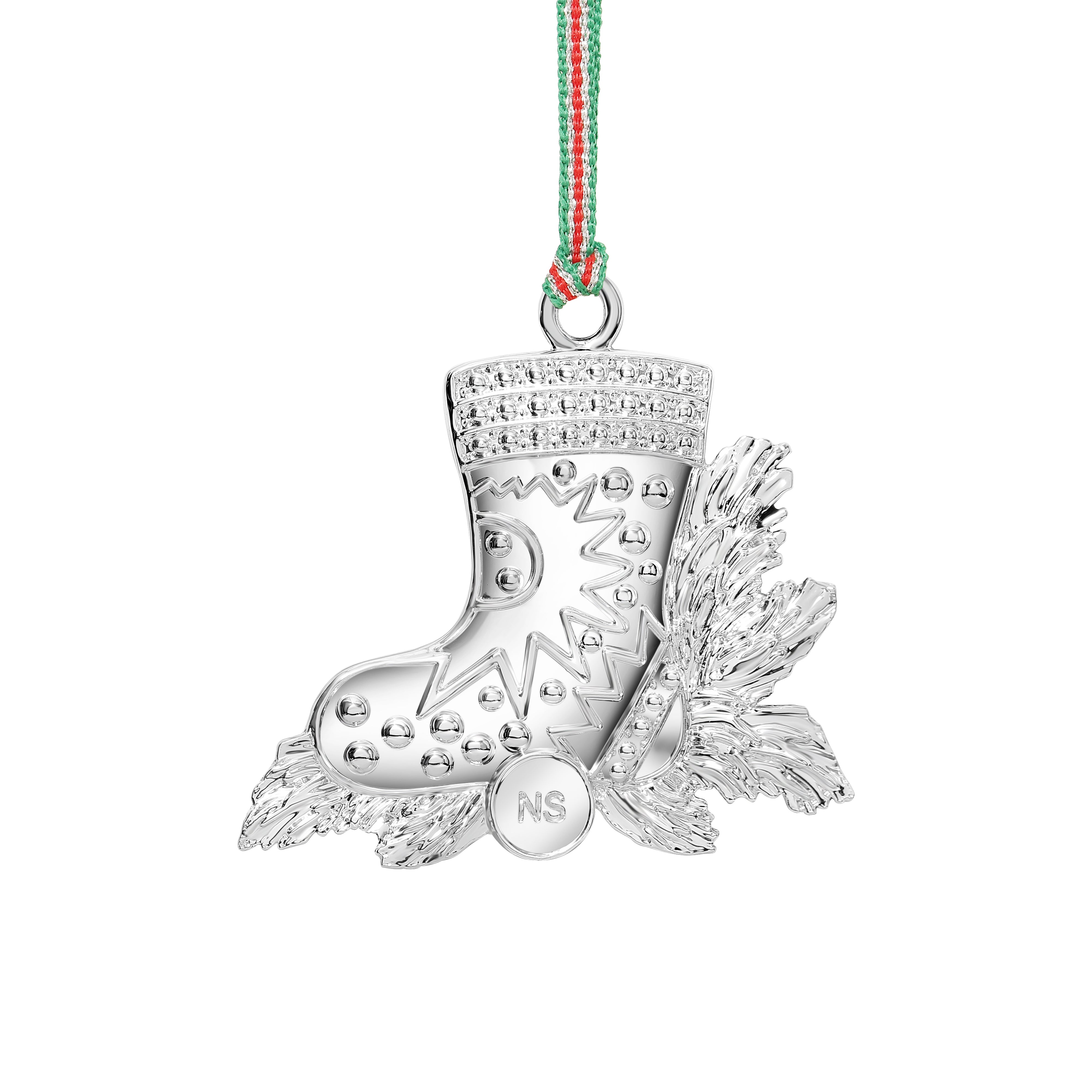Boots With Red Stones Tree Decoration 