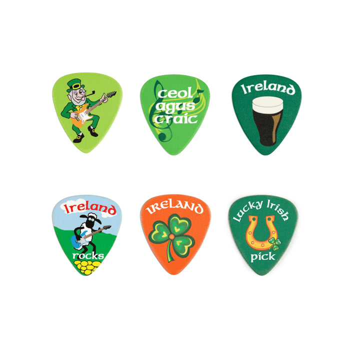 Lucky Irish Plectrum 6 Pack