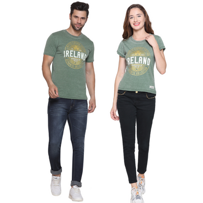 Limited Vintage Edition Ireland Unisex T-shirt Burnout Green