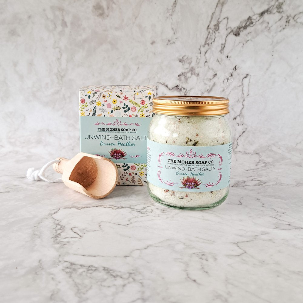 Burren Heather Bath Salts Jar 20 g
