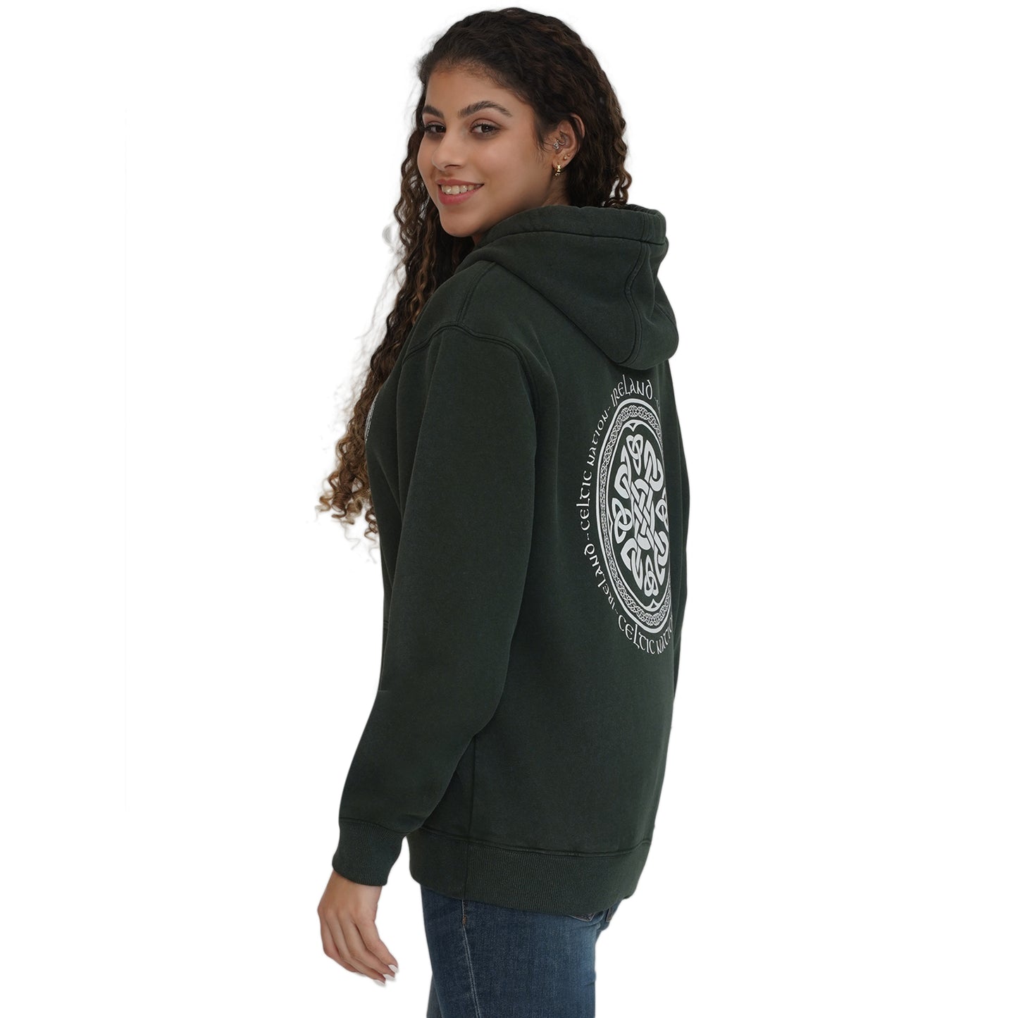 Unisex Ireland Celtic Nation Green Hoodie