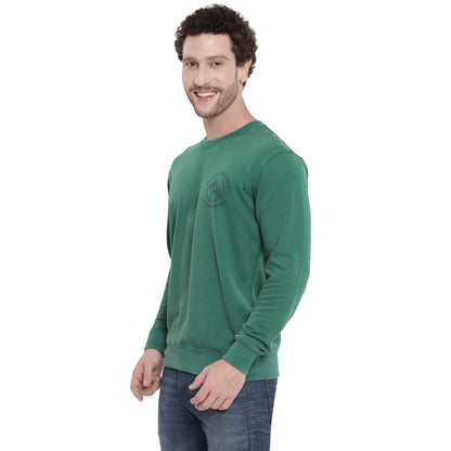 Unisex Le Shams Acid Wash Spring Green Sweatshirt