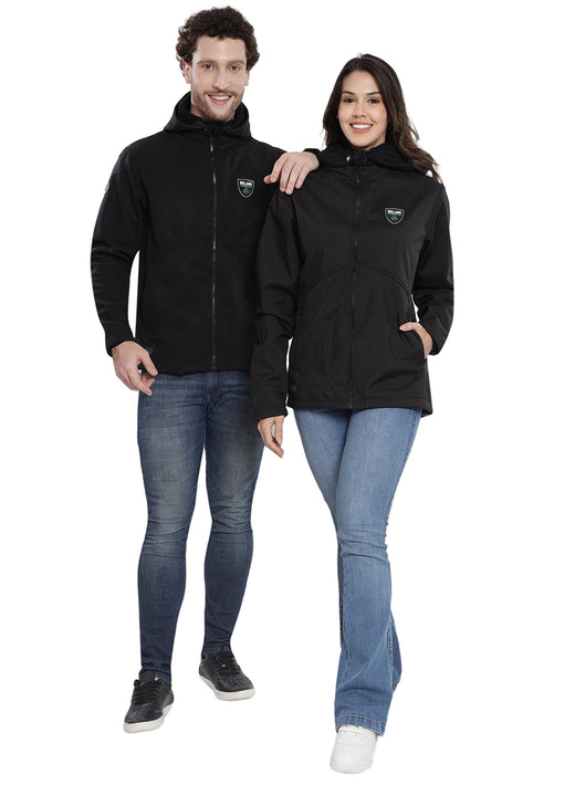 Unisex Ireland The Emerald Isle Black Softshell Jacket