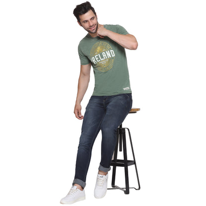 Ladies Limited Vintage Edition Ireland T-shirt Burnout Green