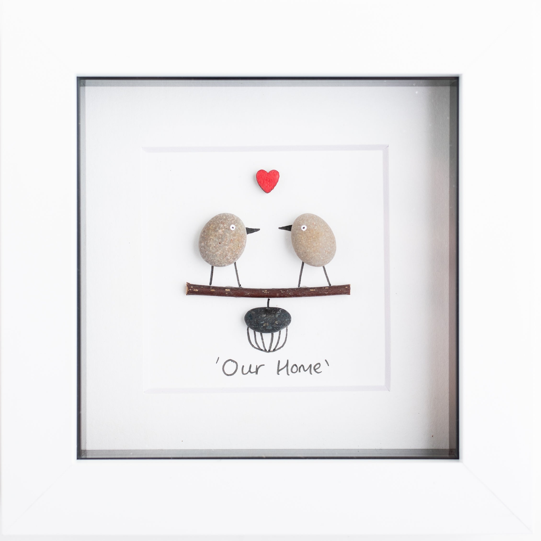 Our Home Pebble Art Print