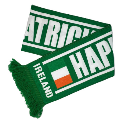 Happy St. Patrick's Day Scarf Green