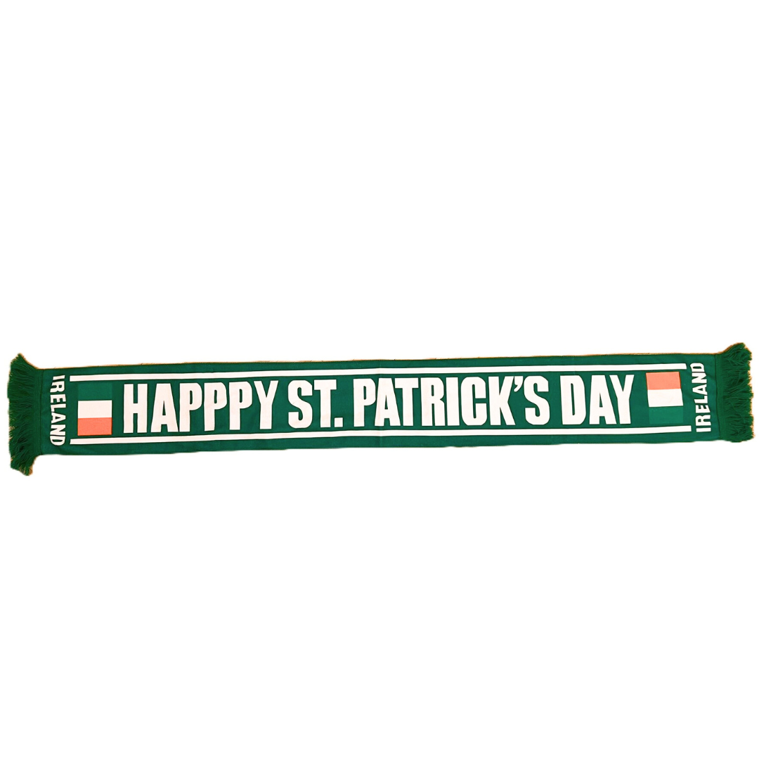 Happy St. Patrick's Day Scarf Green