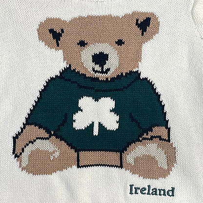 Ireland Bear Cream Kids Knitted Jumper